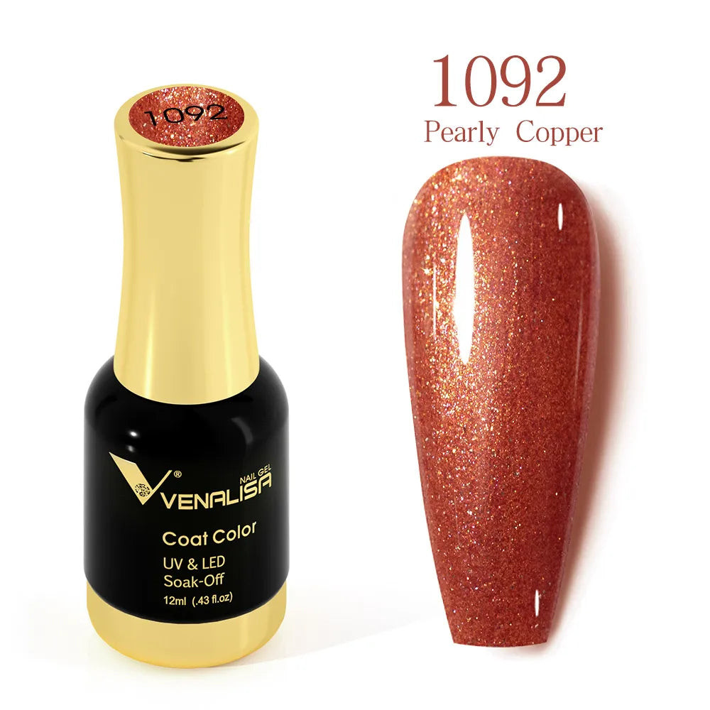 #1004 VENALISA Nail Gel Polish Hema TPO Free Semi Permanent Jelly Nude Pink Color Soak Off UV LED Ultra Diamond Varnish 12ml