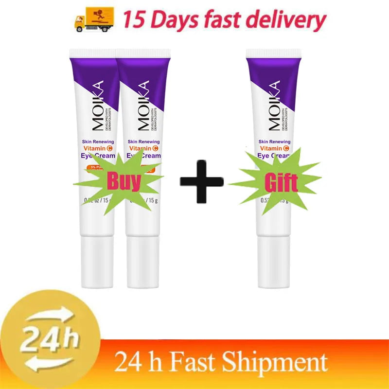 Instant Eye Bag Removal Cream Collagen Anti-Wrinkle Fade Fine Lines Firming Skin Anti Dark Circle Puffiness Brighten Eye Care