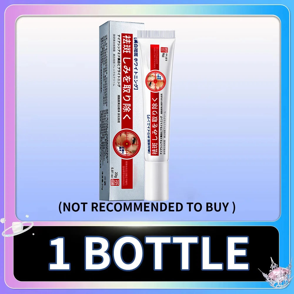 Mild niacinamide whitening and blemish cream, lightens melanin dull pigment, moisturizes skin care