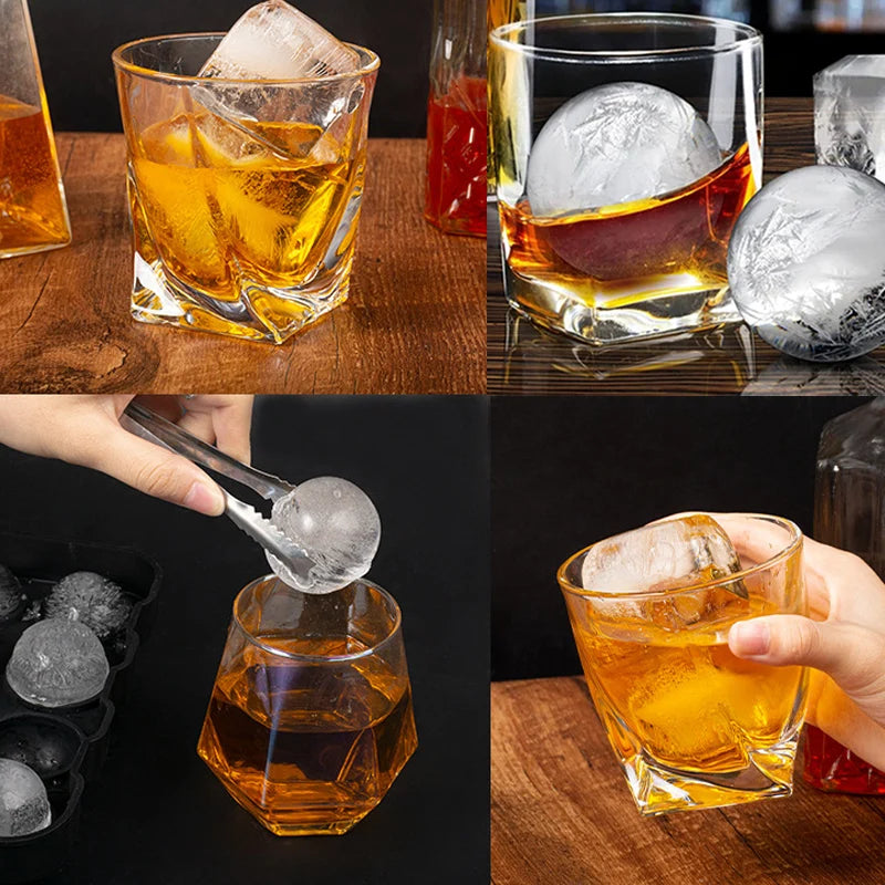 8-Grid Ice Cube Maker Molds Ice Cube Tray Silicone Ice Mold Reusable Ice Mould Ice Cream Tools Kitchen Items Kitchen Accessories