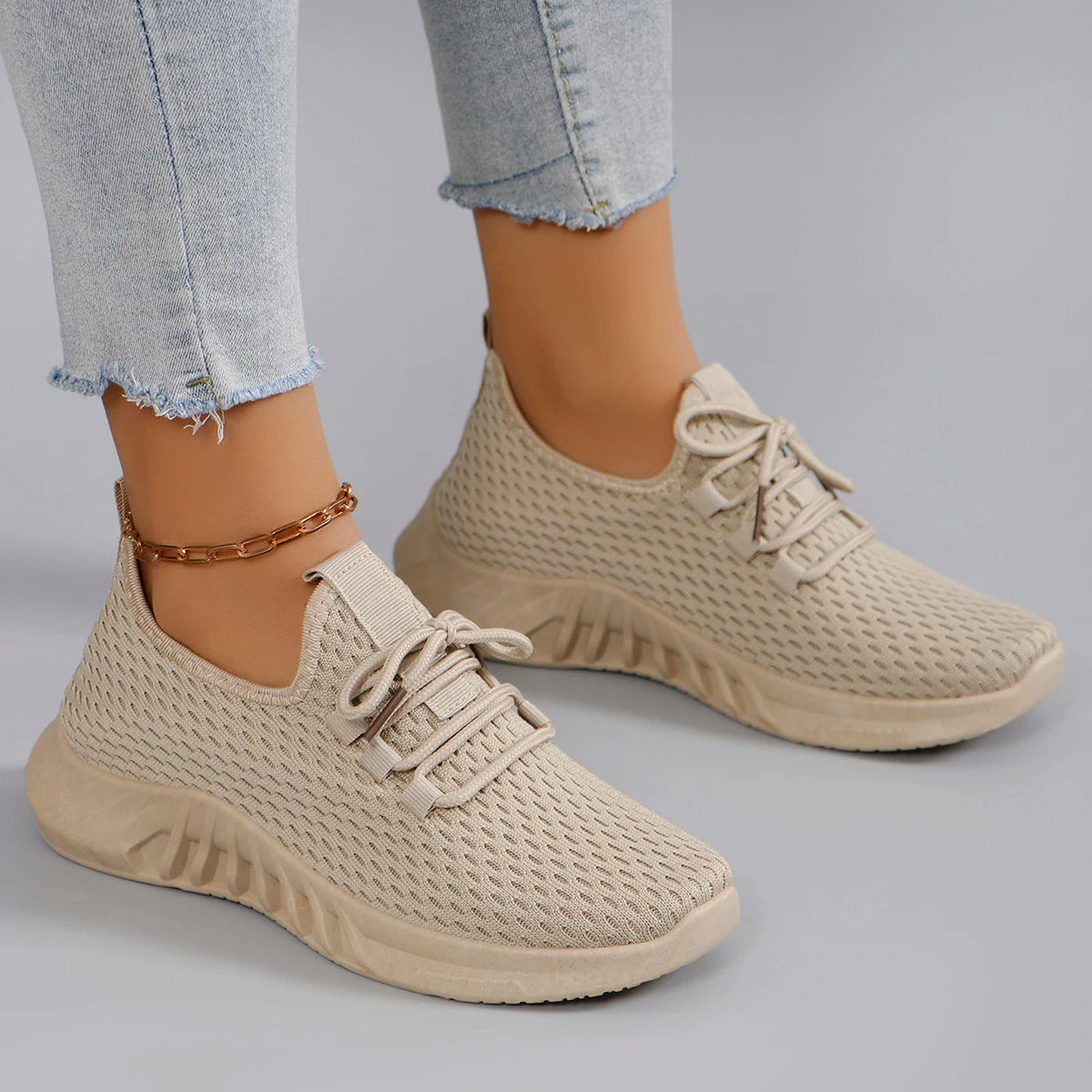 Women's summer breathable mesh flat shoes women's shoes casual sports shoes, clearance free shipping