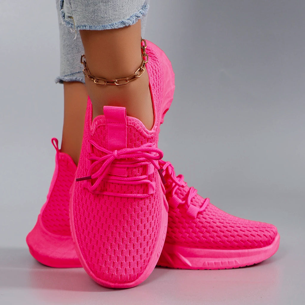 Women's summer breathable mesh flat shoes women's shoes casual sports shoes, clearance free shipping