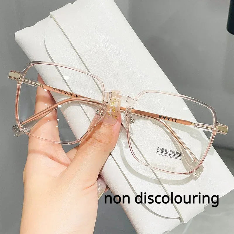 New Style Photochromic Myopia Glasses Men Women Color Changing Eyeglasses Anti UV Sunglasses Luxury Short-sighted Eyewear 0~-6.0