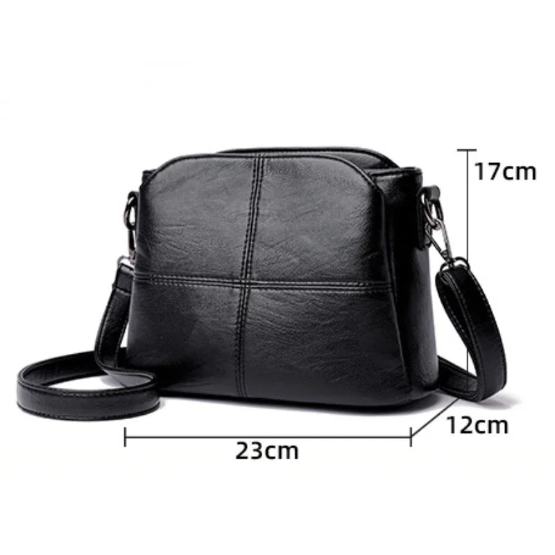 Women's Bags Retro Design Crossbody Bag Trend Quality PU Leather Bucket Shoulder Bags Small Handbags for Women