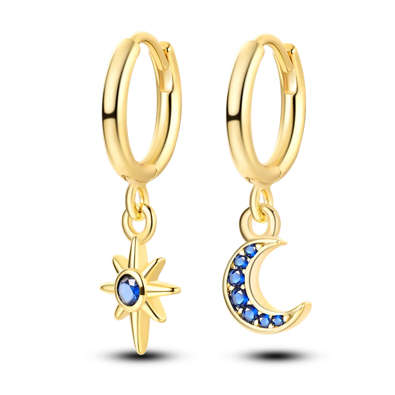 Ladies' Gold Earrings 925 Pure Silver Tree of Life Earrings, Birthday, Wedding, Engagement Party Fashion Jewelry Gifts 2025 New