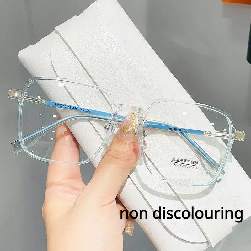 New Style Photochromic Myopia Glasses Men Women Color Changing Eyeglasses Anti UV Sunglasses Luxury Short-sighted Eyewear 0~-6.0