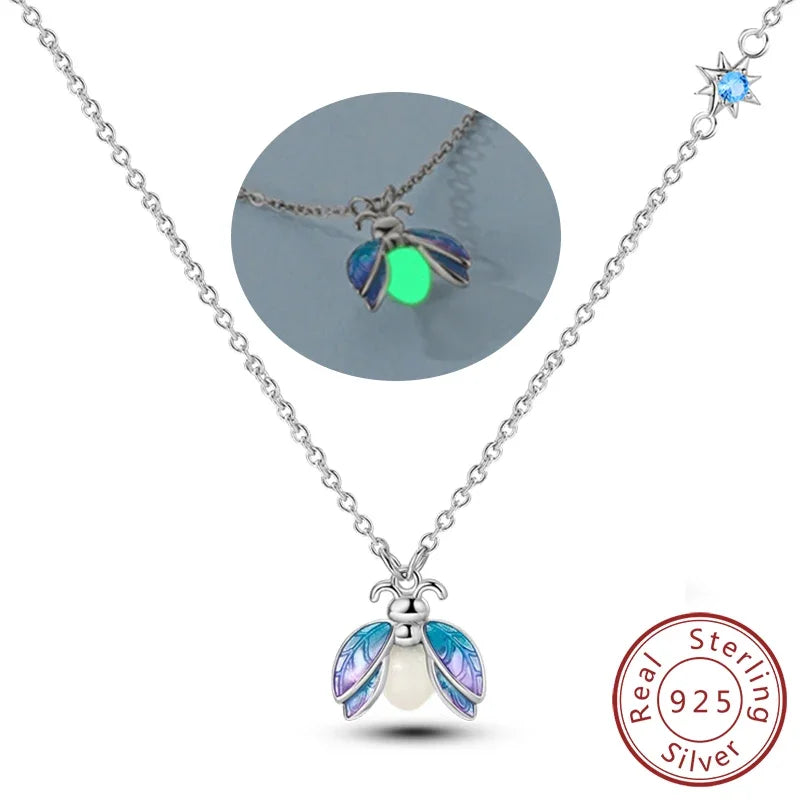 Original 925 Sterling Silver Necklace For Women Class Style Heart Shape Romantic Style High Quality Women Necklace Jewelry Gift