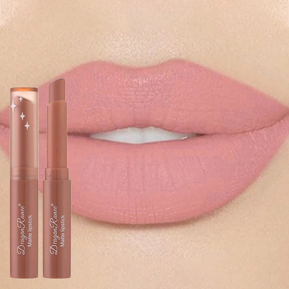 Nude Matte Lipstick Waterproof Lip Sticks Not Fading Sexy Red Velvet Lipsticks for Women Make Up Long Lasting Lip Cosmetics