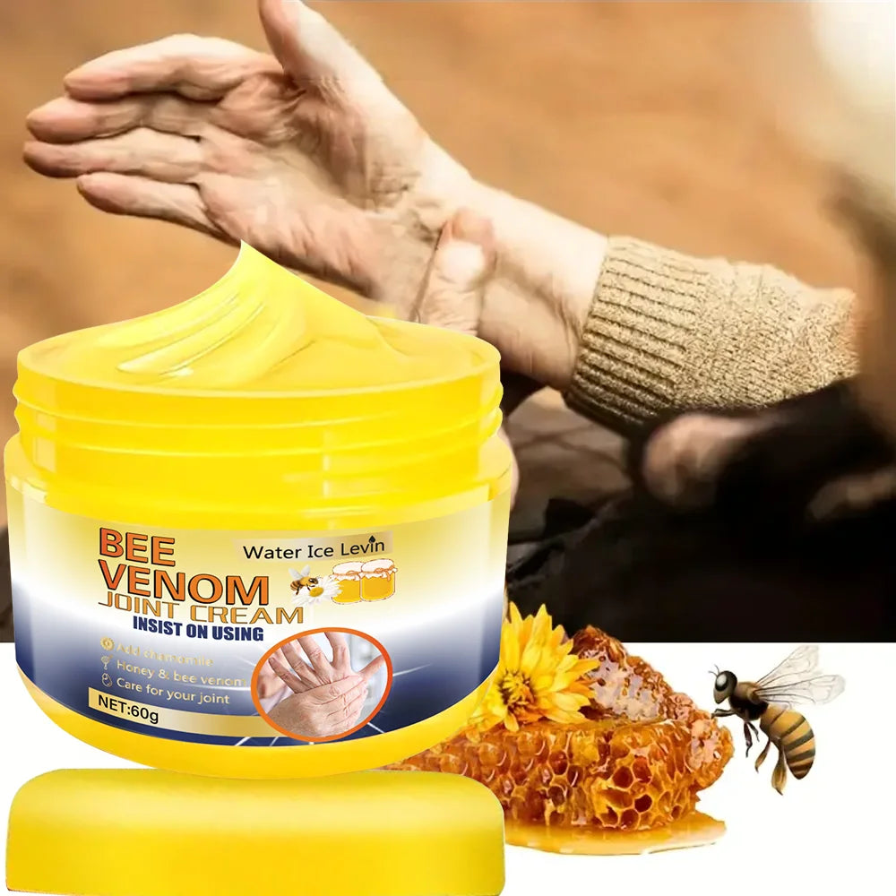 60g Bee Venom Joint Cream, Moisturizing Joints, Mild Formula, Containing Bee Venom Ingredients, Body, Knee, Waist Joints, Unisex