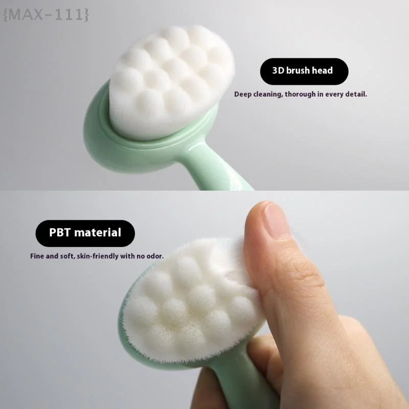 1 Pcs Pore Cleaner Face Brush, Deep Cleaning Facial Care Tool, Soft Exfoliator Brush For Blackhead Removal
