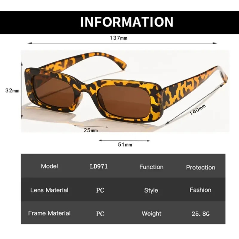 Classic retro square frame design

Stylish vintage look with modern comfort

UV400 protection – blocks 100% UVA & UVB rays

High-quality plastic or acetate frame

Suitable for all face shapes

Available in multiple colorse