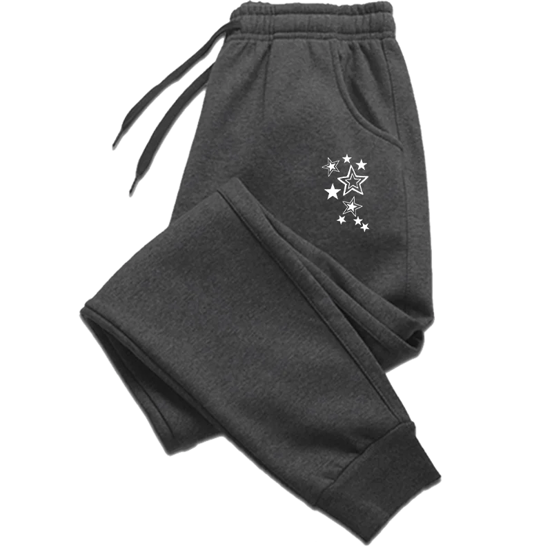 Clothes for Women Stars Print Pant Slacks Woman Clothing White Pants Women's Training Pants Trousers Womens Sweatpants Summer