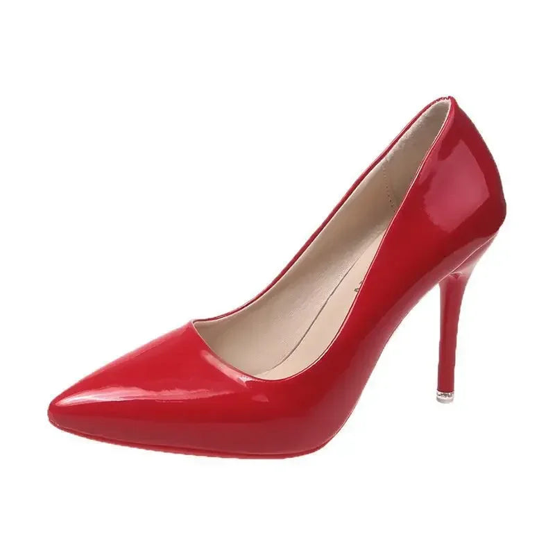 2024 Fashion High Heels 35-45 Plus Size Women Shoes 12cm Thin Stiletto Banquet Wedding Shoes Sexy Pointed Toe Ladies Party Shoes