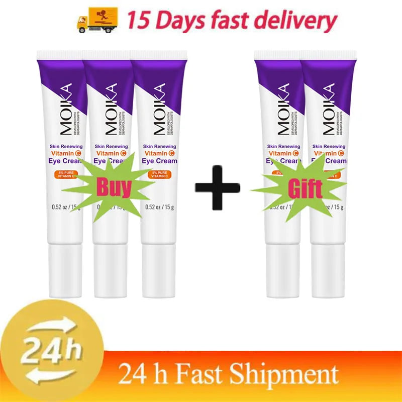 Instant Eye Bag Removal Cream Collagen Anti-Wrinkle Fade Fine Lines Firming Skin Anti Dark Circle Puffiness Brighten Eye Care