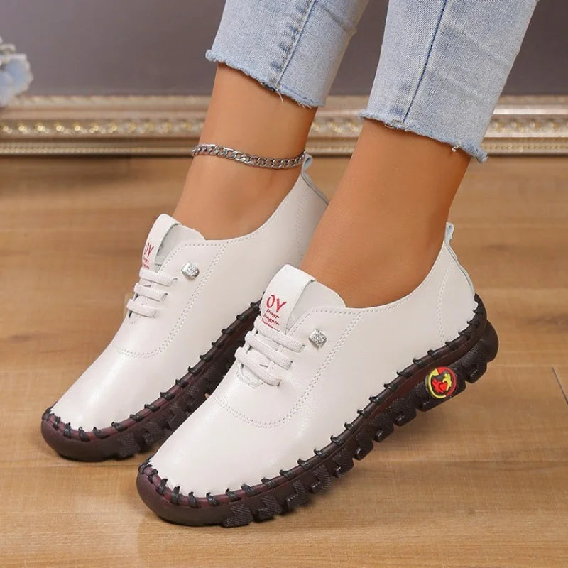 New Sneakers Women Shoes Flat Loafers Shoes for Women Comfortable Zapatillas De Mujer Slip Shoes Soft Flats Female Casual Shoes
