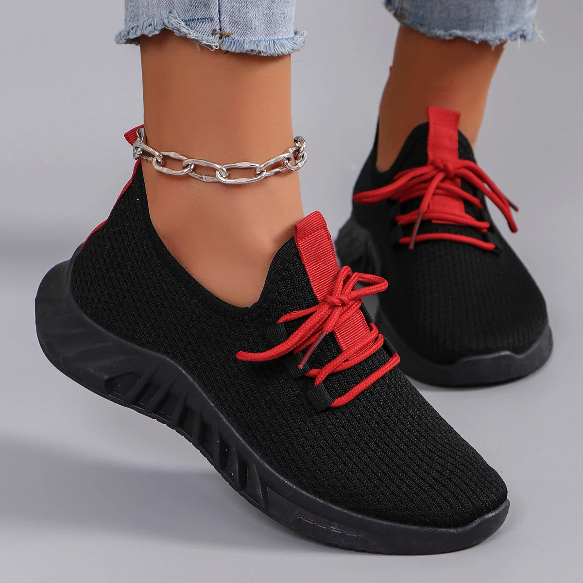 Women's summer breathable mesh flat shoes women's shoes casual sports shoes, clearance free shipping
