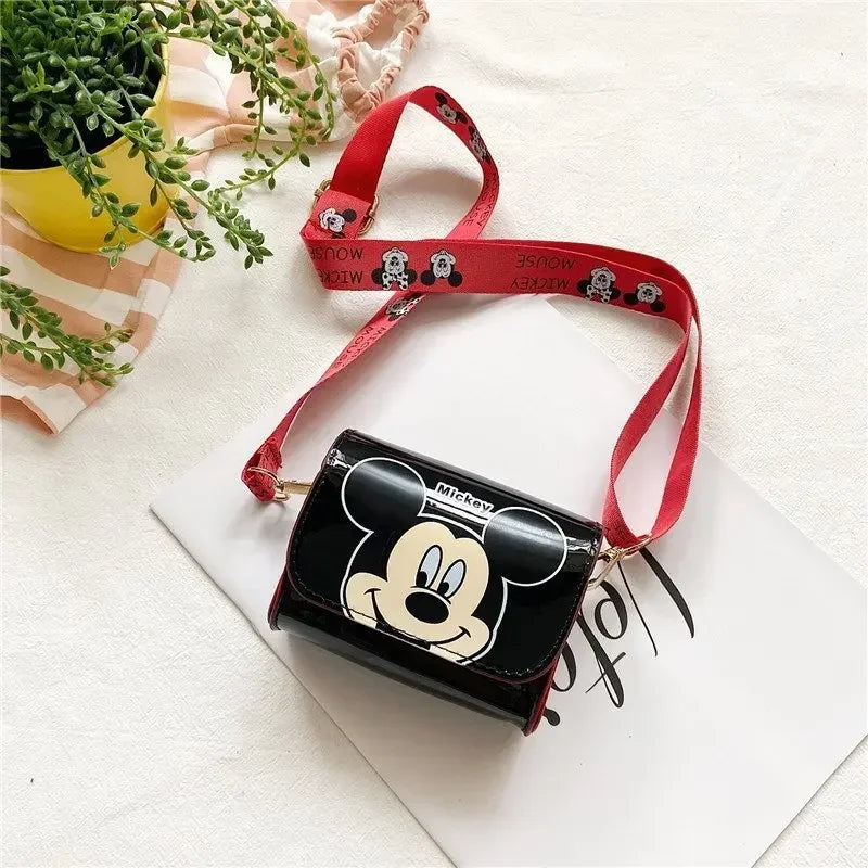 Disney children's shoulder bag, crossbody bag, Mickey Mouse cartoon shoulder bag, cute girl bag, coin wallet, fashion mini bag