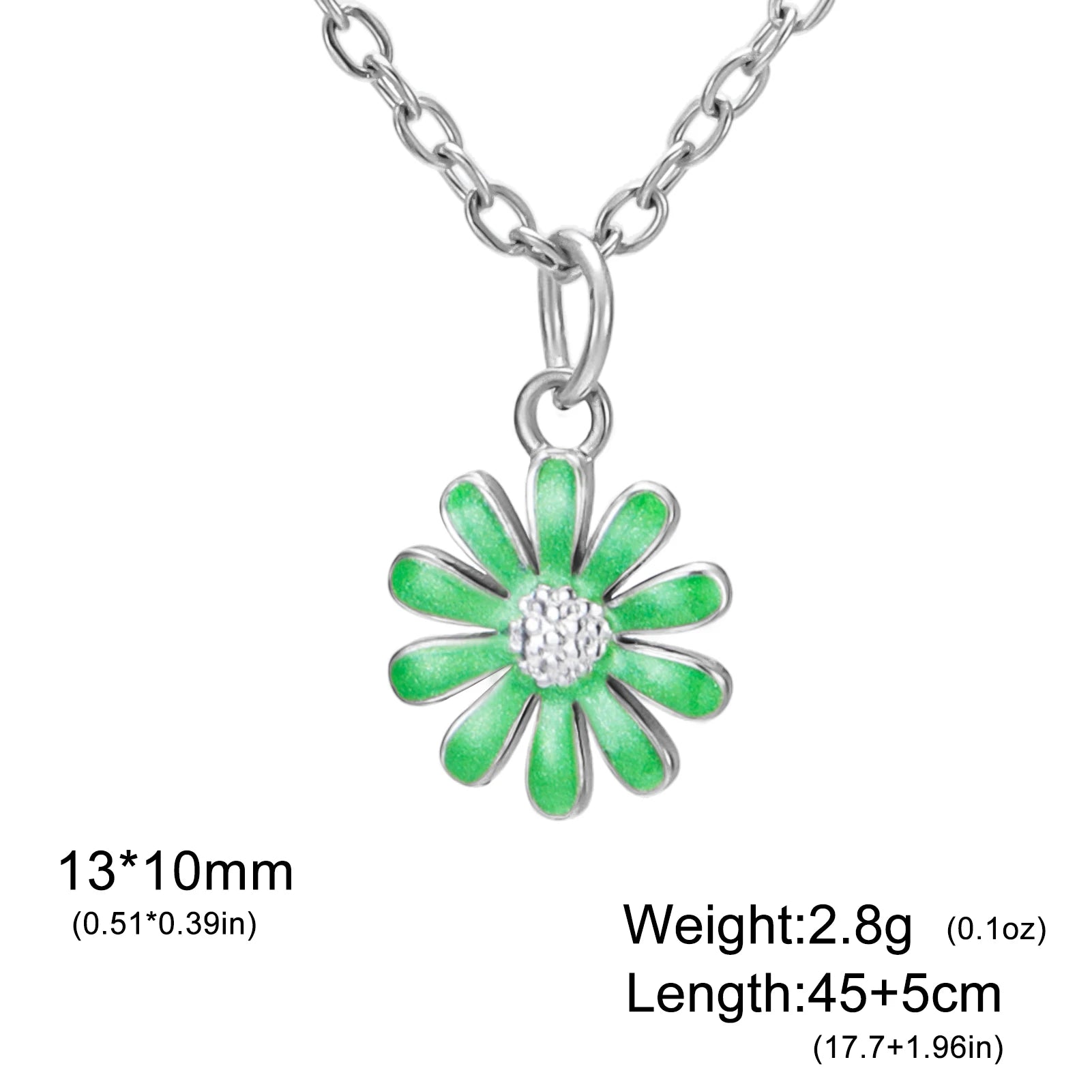 Cazador Plumeria Daisy Mini Flower Necklaces for Women Stainless Steel Gold Color Jewelry Chain Necklace Wholesale 2025 Trend