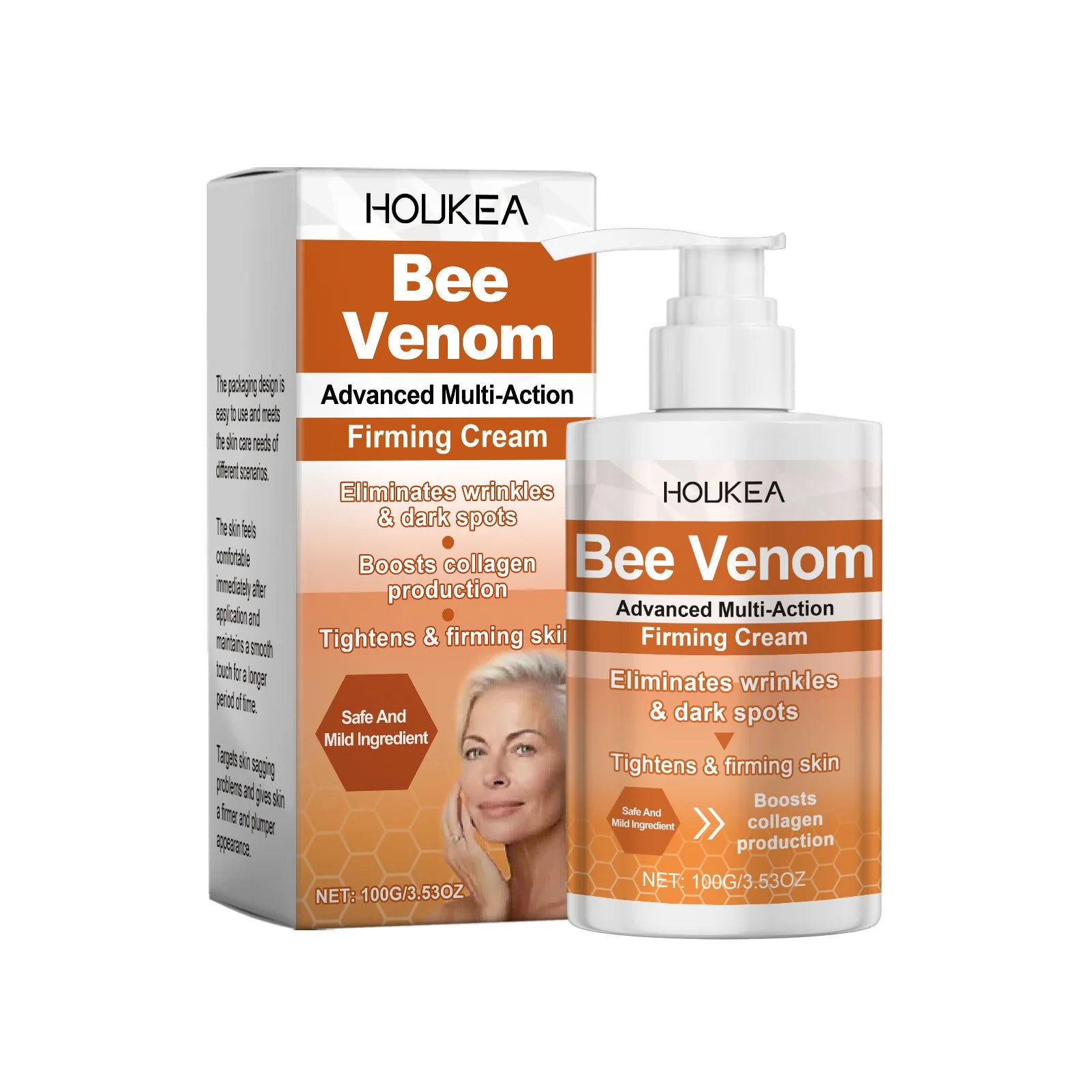 Firming Skin Tightening Cream Body Wrinkle-Reducing Lifting Moisturizing Improve Sagging Anti Dryness Bee Venom Lotion Skin Care