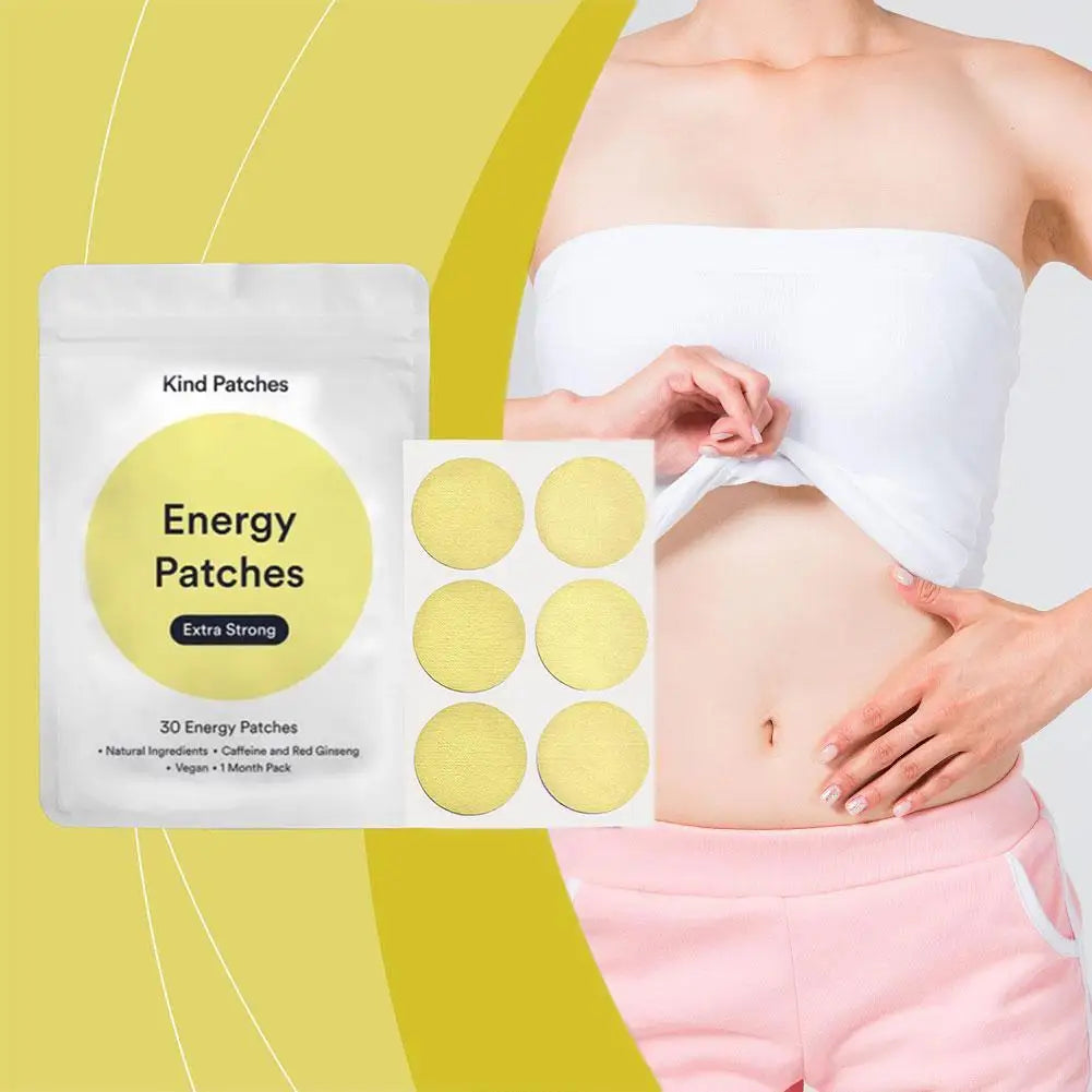 Energy Patches Strengthen Immune System Energy Boost Increase Alertness Motivation Fatigue Relieve Dopamine Patches Supplement