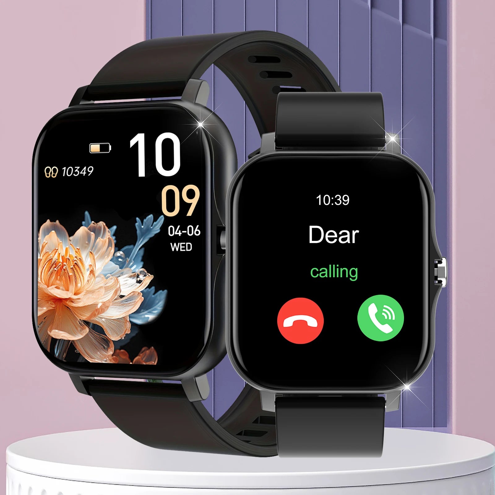 Smart watch, wireless calling /dial, multi -Sport mode, calling reminder and rejection,information reminder,for iPhone/Andriod