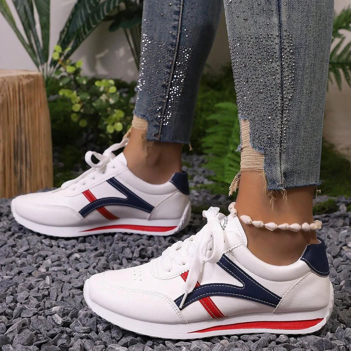 Sneakers Women New Sports Shoes Women's Small White Shoes Fashion Comfort Sneakers All-match Lightweight Casual Running Shoes