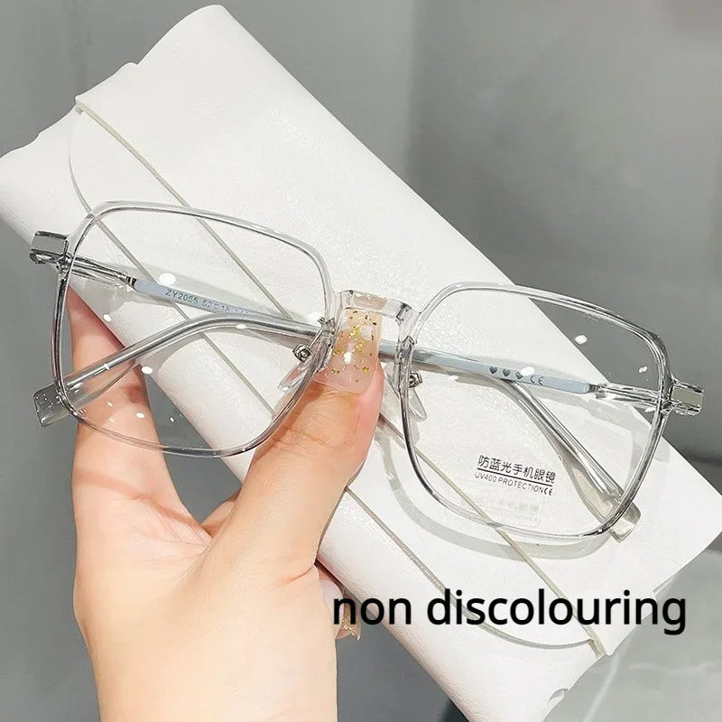 New Style Photochromic Myopia Glasses Men Women Color Changing Eyeglasses Anti UV Sunglasses Luxury Short-sighted Eyewear 0~-6.0