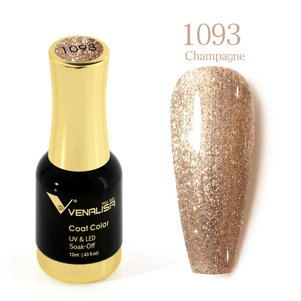 #1004 VENALISA Nail Gel Polish Hema TPO Free Semi Permanent Jelly Nude Pink Color Soak Off UV LED Ultra Diamond Varnish 12ml