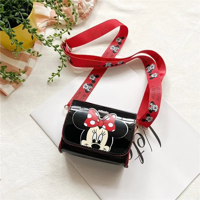 Disney children's shoulder bag, crossbody bag, Mickey Mouse cartoon shoulder bag, cute girl bag, coin wallet, fashion mini bag