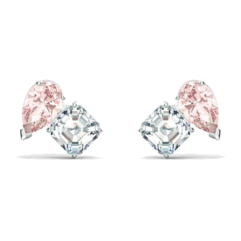 Original Geometric Charms Teardrop Jewelry Necklace Fine Jewelry Set Women Water Drop Bracelet Earrings Ring Romantic Gift