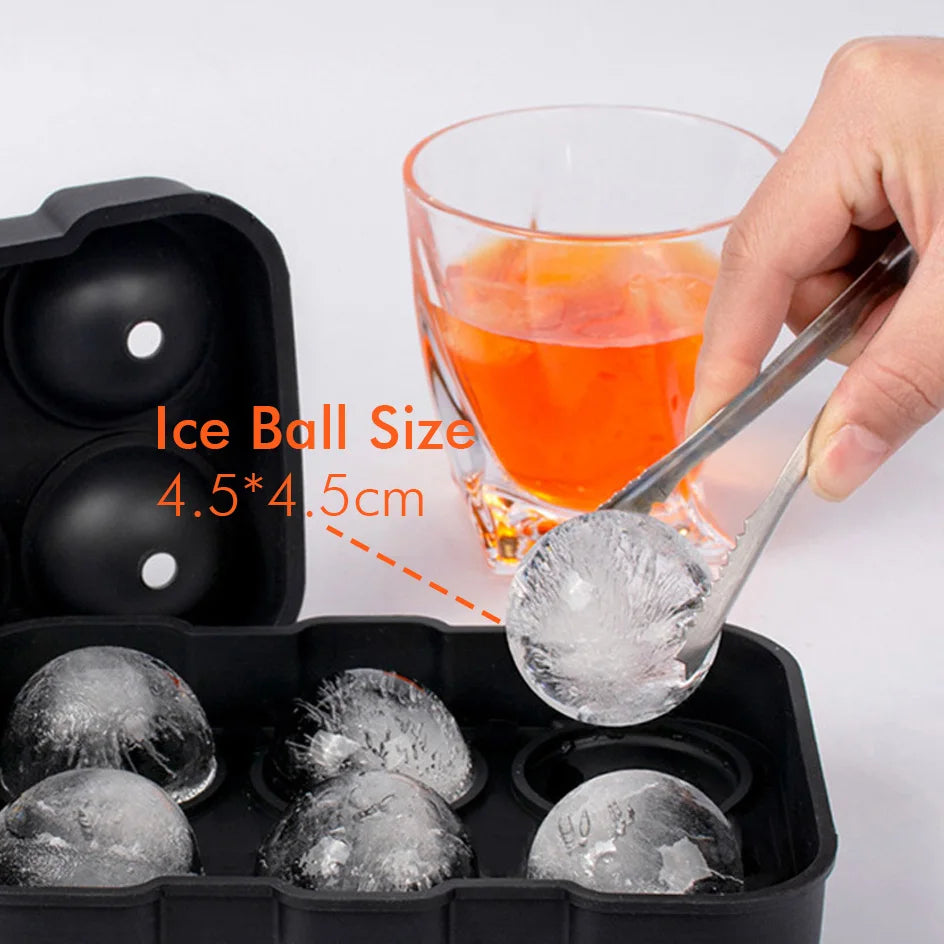 8-Grid Ice Cube Maker Molds Ice Cube Tray Silicone Ice Mold Reusable Ice Mould Ice Cream Tools Kitchen Items Kitchen Accessories