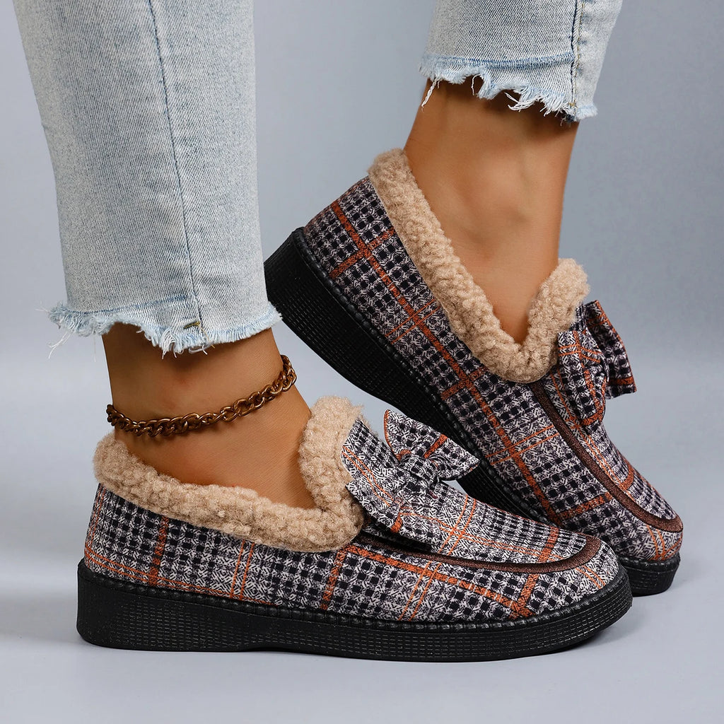 New autumn and winter products: Women's low cut cotton boots, warm, comfortable, breathable and casual shoes