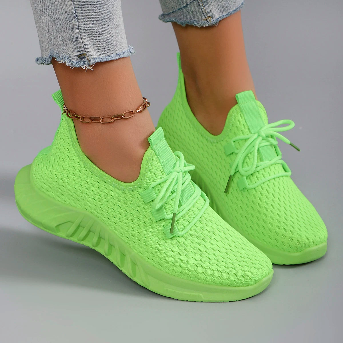 Women's summer breathable mesh flat shoes women's shoes casual sports shoes, clearance free shipping