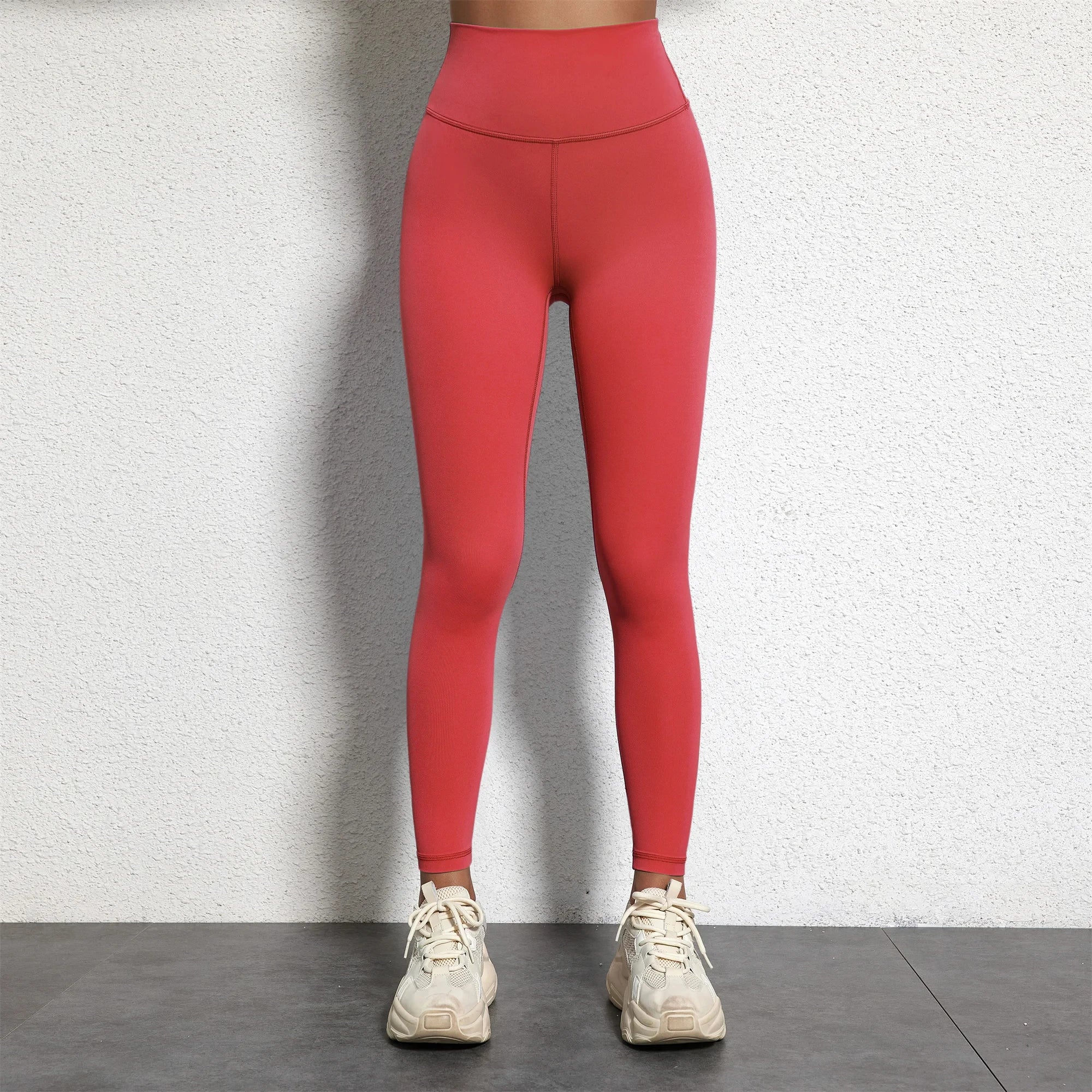 Solid Color 2.0women Sport Pant Plus Size High Waist Yoga Legging Athletic Gym Comprehensive Training Jog Back Built-In Pocket