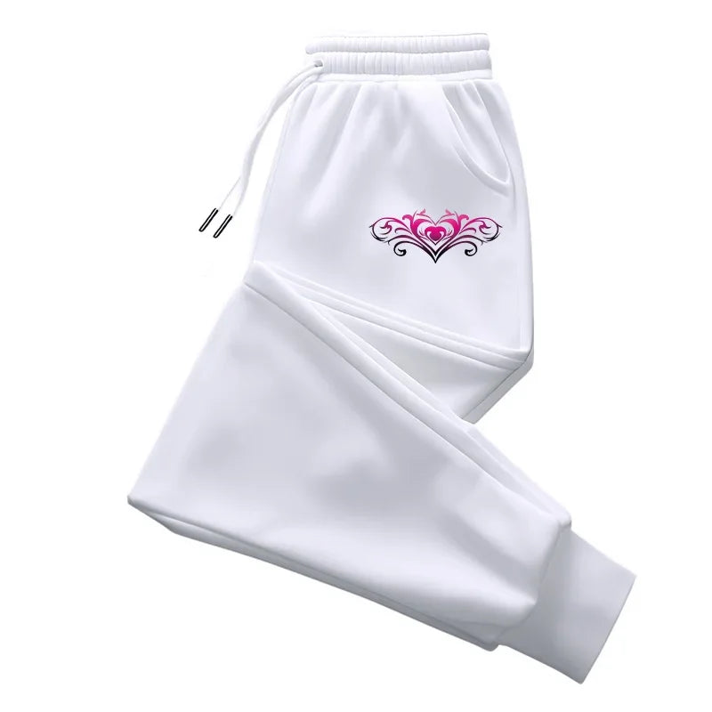 Quality Womens Sweatpants Fashion Printing Casual Street Pants Outdoors Jogging Sports Trousers Daily Office Home Woman Pants