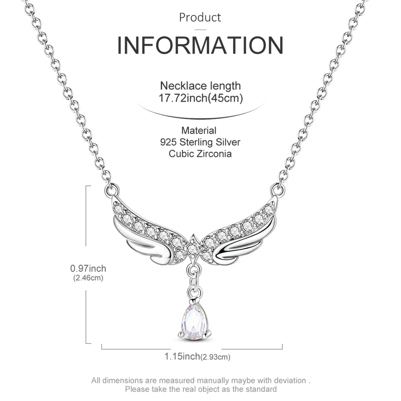 Original 925 Sterling Silver Necklace For Women Class Style Heart Shape Romantic Style High Quality Women Necklace Jewelry Gift