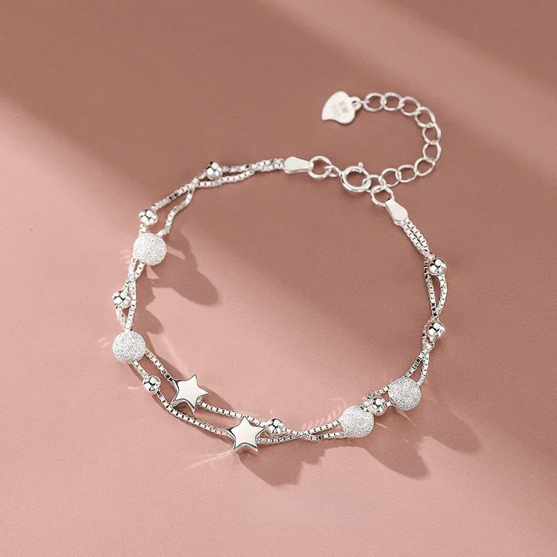 925 Sterling Silver Bracelet Fashion Multiple Styles Bracelet Chain For Women Fashion Luxury Charm Bracelet Wedding Jewelry Gift