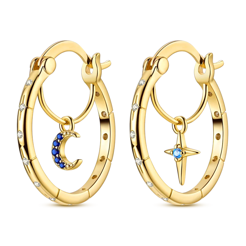 Ladies' Gold Earrings 925 Pure Silver Tree of Life Earrings, Birthday, Wedding, Engagement Party Fashion Jewelry Gifts 2025 New