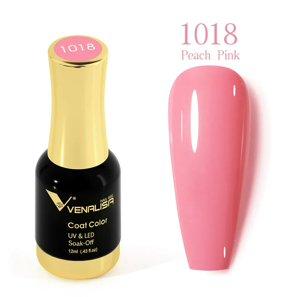 #1004 VENALISA Nail Gel Polish Hema TPO Free Semi Permanent Jelly Nude Pink Color Soak Off UV LED Ultra Diamond Varnish 12ml