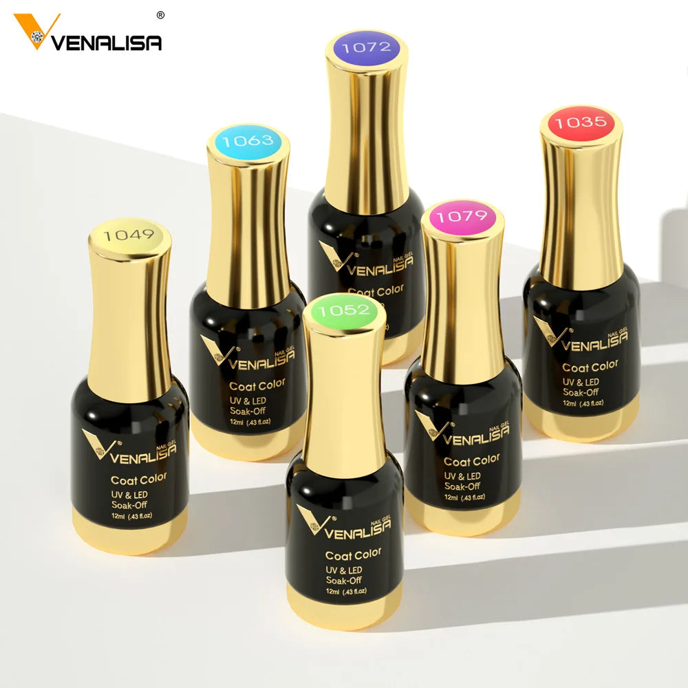 #1004 VENALISA Nail Gel Polish Hema TPO Free Semi Permanent Jelly Nude Pink Color Soak Off UV LED Ultra Diamond Varnish 12ml