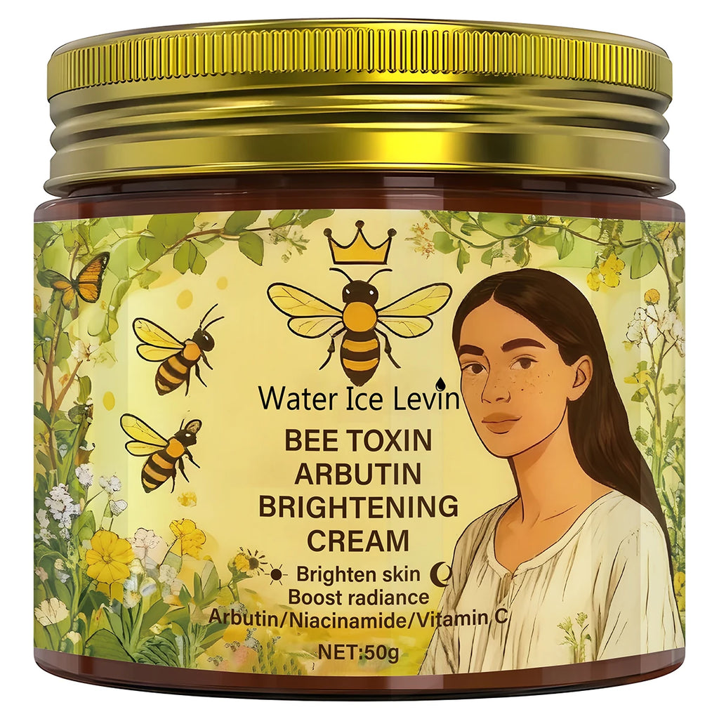 Bee Toxin & Arbutin Brightening Cream | Retinol & Hyaluronic Acid Moisturizer for Soft, Glowing Skin