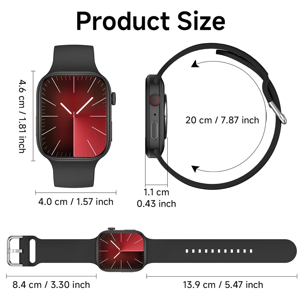 NEW Global Smartwatch For Apple Watch 1.83 Screen Multi Sport Mode Wireless Bluetooth Call Heart Rate Monitor For Men Women