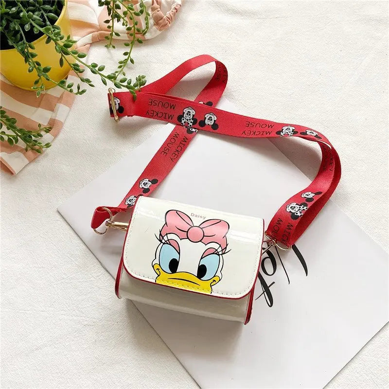 Disney children's shoulder bag, crossbody bag, Mickey Mouse cartoon shoulder bag, cute girl bag, coin wallet, fashion mini bag