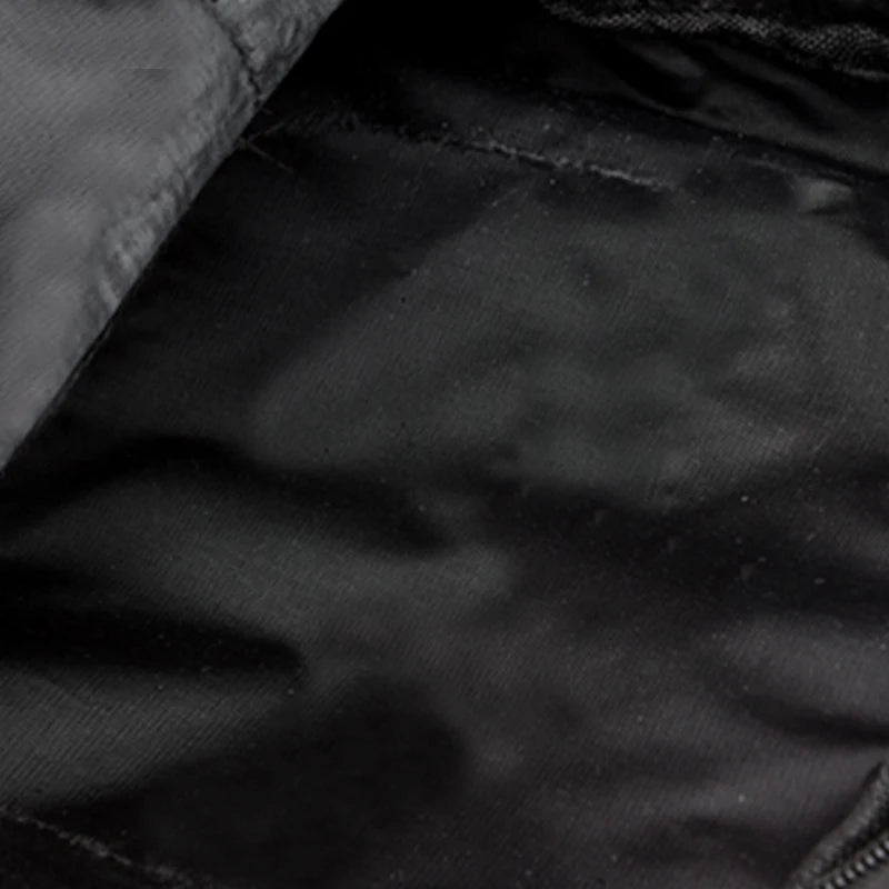 Oxford Cloth Double-Shoulder Bag Nylon Travel Women's Backpack Casual Fashionable Canvas Backpack [Random Zip Direction]