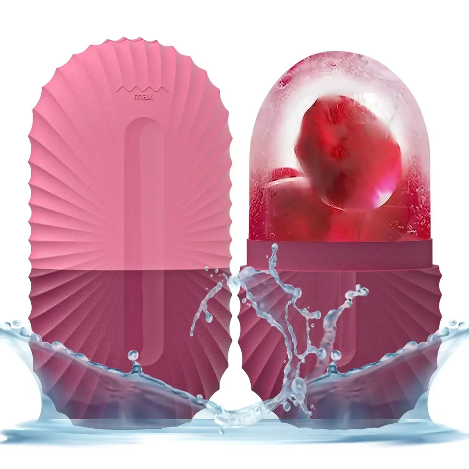 Ice Facial Roller Skin Care Beauty Lifting Contouring Tools Ice Cube Trays Ice Globe Balls Face Massager Skin Care Tool