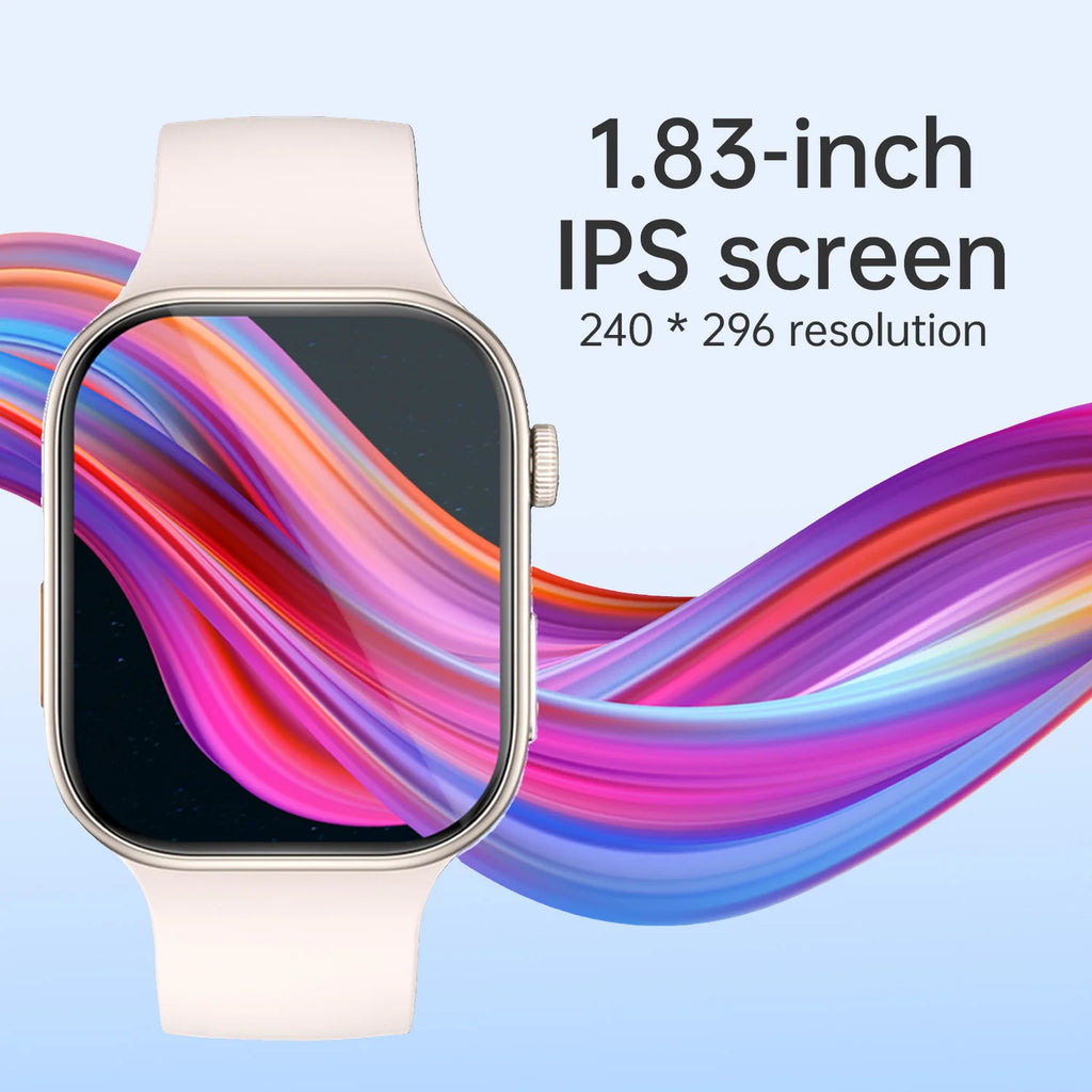 NEW Global Smartwatch For Apple Watch 1.83 Screen Multi Sport Mode Wireless Bluetooth Call Heart Rate Monitor For Men Women