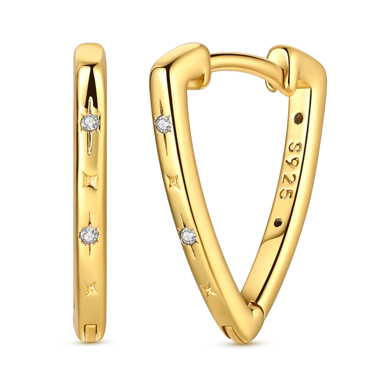 Ladies' Gold Earrings 925 Pure Silver Tree of Life Earrings, Birthday, Wedding, Engagement Party Fashion Jewelry Gifts 2025 New