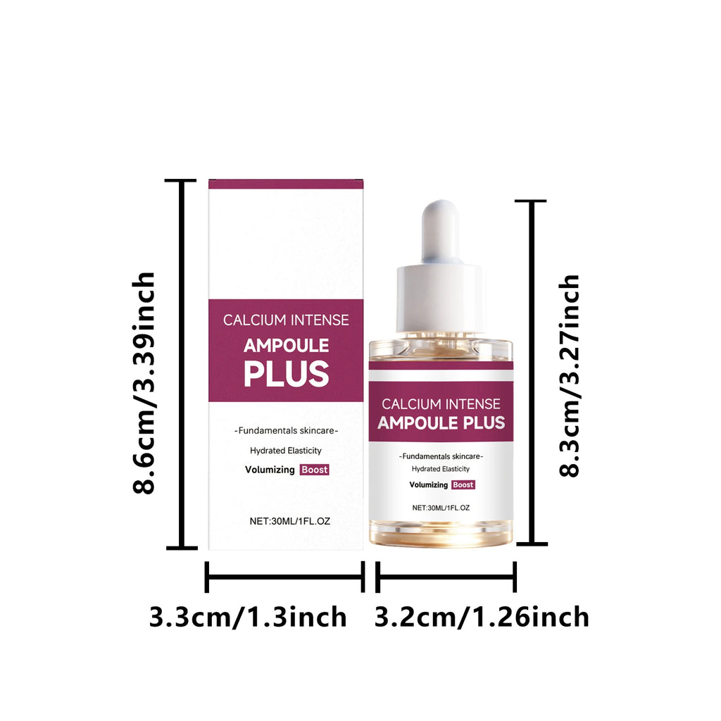 Calcium Intense Ampoule Plus with Collagen Moisturizing Essence Firming Smoothing Brightening Revitalizing Hydrating Face Serum