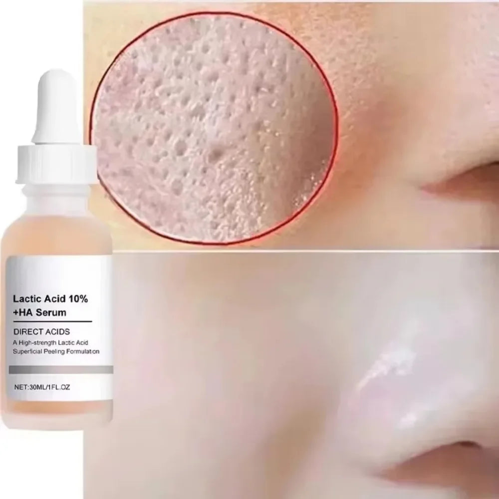 Lactic Acid Large Pores Removal Serum Pore Shrinking Minimizing Essence Moisturizing Firming Smooth Repair Korean Skin Care
