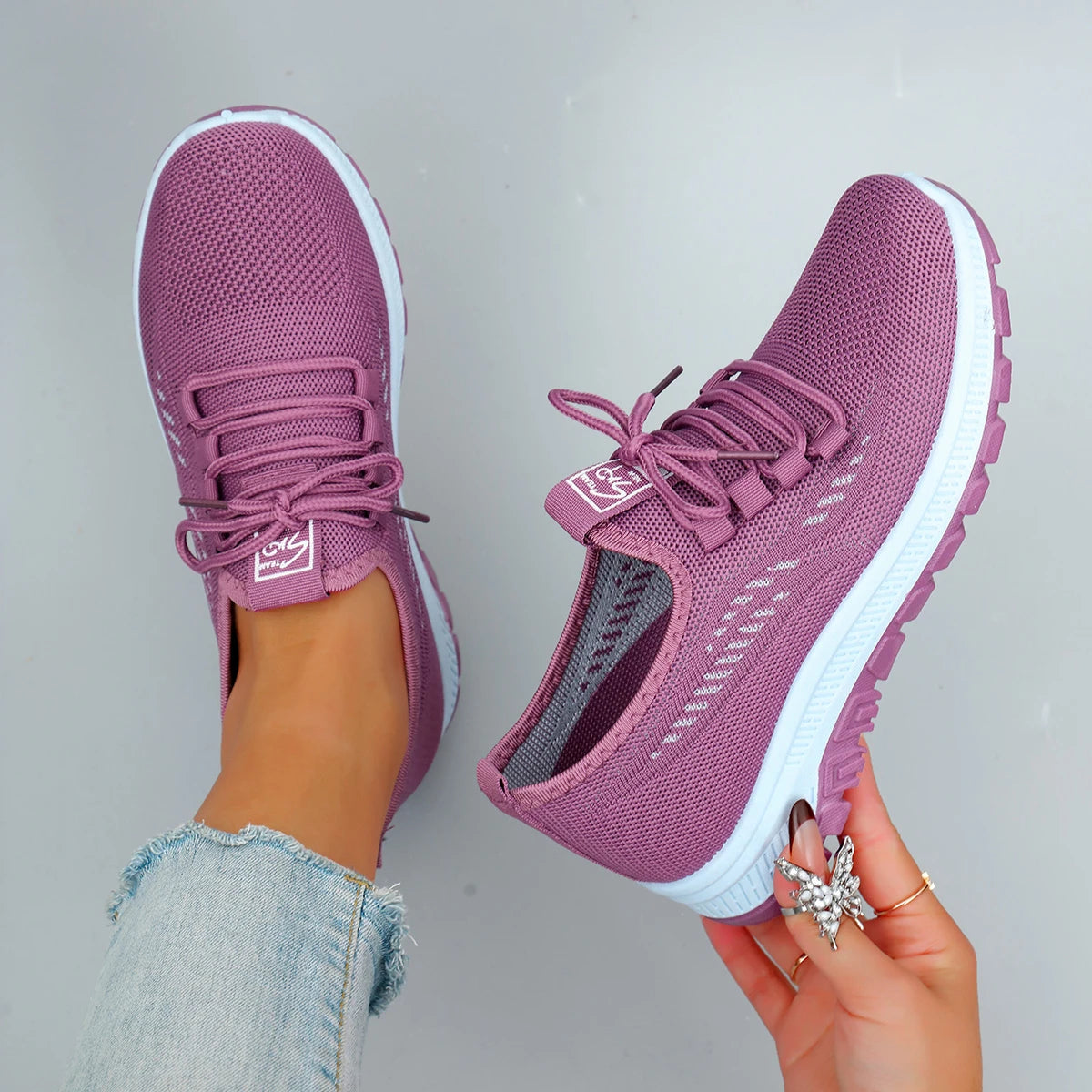 Women's summer breathable mesh flat shoes women's shoes casual sneakers shoes, clearance free shipping